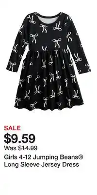 Kohl's Girls 4-12 Jumping Beans Long Sleeve Jersey Dress offer
