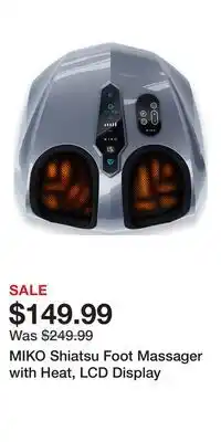 Nordstrom MIKO Shiatsu Foot Massager with Heat, LCD Display offer