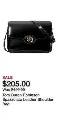 Nordstrom Tory Burch Robinson Spazzolato Leather Shoulder Bag offer