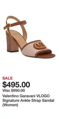 Nordstrom Valentino Garavani VLOGO Signature Ankle Strap Sandal (Women) offer
