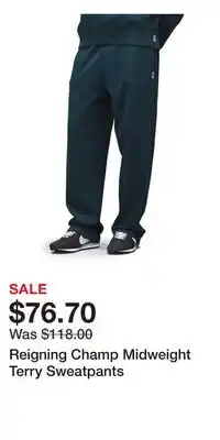 Nordstrom Reigning Champ Midweight Terry Sweatpants offer