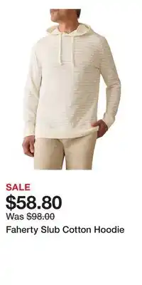 Nordstrom Faherty Slub Cotton Hoodie offer