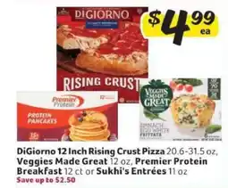 Winn Dixie DiGiorno 12 Inch Rising Crust Pizza offer