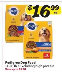 Winn Dixie Pedigree Dog Food offer