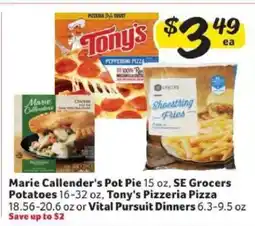 Winn Dixie Tony's Pizzeria Pizza offer