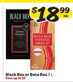 Winn Dixie Black Box or Bota Box offer