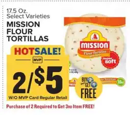 Food Lion Mission Flour Tortillas offer