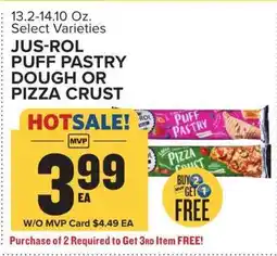 Food Lion Jus-Rol Puff Pastry Dough or Pizza Crust offer