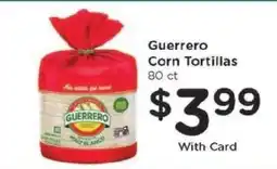 Kroger Guerrero Corn Tortillas offer