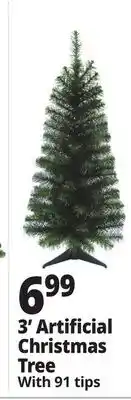 Ocean State Job Lot 3' Artificial Christmas Tree offer
