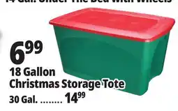 Ocean State Job Lot 18 Gallon Christmas Storage Tote offer