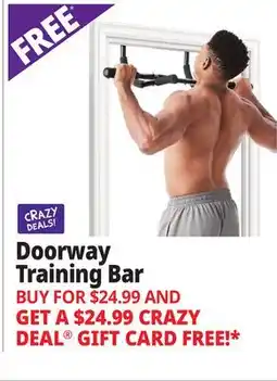 Ocean State Job Lot Doorway Training Bar offer