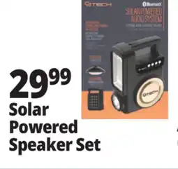 Ocean State Job Lot Solar Powered Speaker Set offer