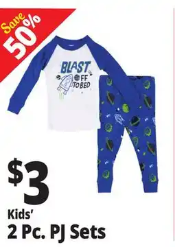 Ocean State Job Lot Kids' 2 Pc. PJ Sets offer