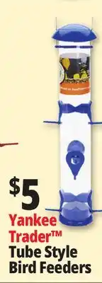 Ocean State Job Lot Yankee Trader Tube Style Bird Feeders offer