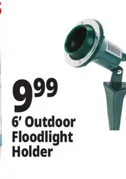 Ocean State Job Lot 6' Outdoor Floodlight Holder offer