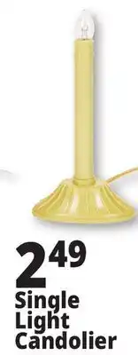 Ocean State Job Lot Single Light Candolier offer