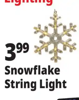 Ocean State Job Lot Snowflake String Light offer
