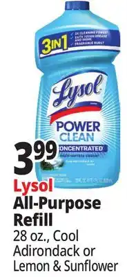 Ocean State Job Lot Lysol All - Purpose Refill offer