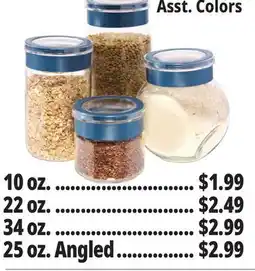 Ocean State Job Lot Glass Jars 10 oz offer