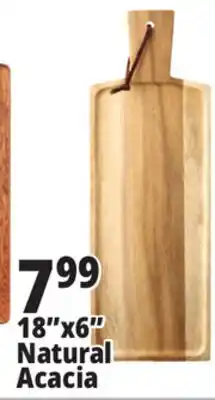 Ocean State Job Lot 18x6 Natural Acacia offer