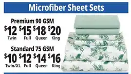 Ocean State Job Lot Microfiber Sheet Sets offer