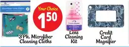 Ocean State Job Lot 3 Pk. Microfiber Cleaning Cloths offer