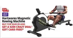Ocean State Job Lot Hartwares Magnetic Rowing Machine offer