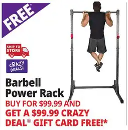 Ocean State Job Lot Barbell Power Rack offer
