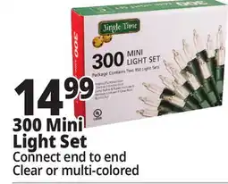 Ocean State Job Lot Jingle Time 300 Mini Light Set offer