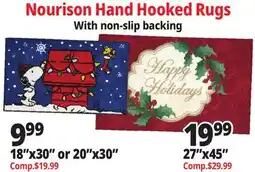 Ocean State Job Lot Nourison Hand Hooked Rugs offer