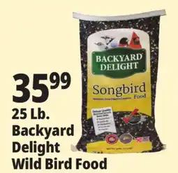 Ocean State Job Lot 25 Lb. Backyard Delight Wild Bird Food offer