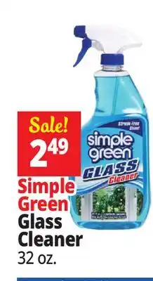 Ocean State Job Lot Simple Green Glass Cleaner offer