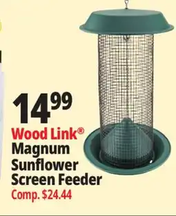 Ocean State Job Lot Wood Link Magnum Sunflower Screen Feeder offer
