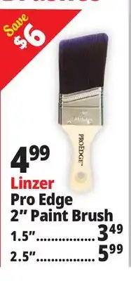 Ocean State Job Lot Linzer Pro Edge Professional 2 Angle Paintbrush offer