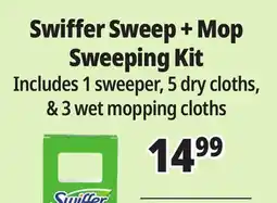 Ocean State Job Lot Swiffer Sweep + Mop Sweeping Kit offer