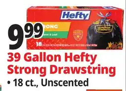 Ocean State Job Lot 39 Gallon Strong Drawstring offer