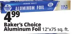Ocean State Job Lot Baker's Choice Aluminum Foil offer