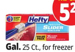 Ocean State Job Lot Hefty storage bags offer