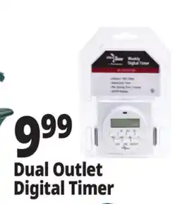 Ocean State Job Lot Dual Outlet Digital Timer offer