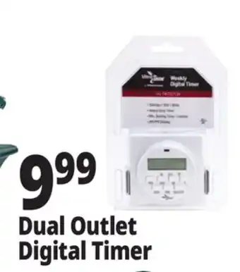 Ocean State Job Lot Dual Outlet Digital Timer offer