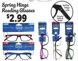 Ocean State Job Lot Spring Hinge Reading Glasses offer