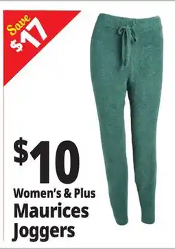 Ocean State Job Lot Women's & Plus Maurices Joggers offer