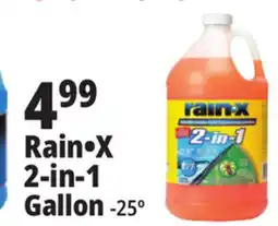 Ocean State Job Lot Rain-X -25° 2-in-1 Windshield Wash 1 Gal offer