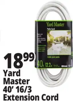 Ocean State Job Lot Yard Master 40' 16/3 Extension Cord offer