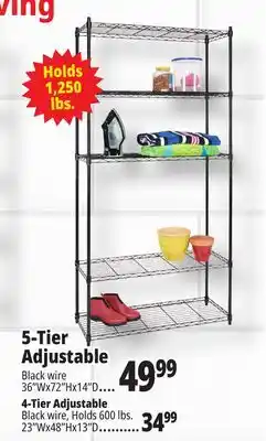 Ocean State Job Lot 5-Tier Adjustable offer