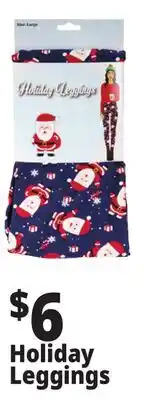 Ocean State Job Lot Holiday Leggings offer