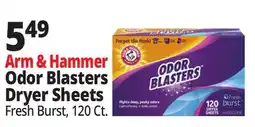 Ocean State Job Lot odor Blasters Dryer Sheets offer