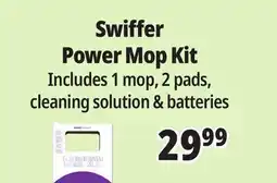 Ocean State Job Lot Swiffer Power Mop Kit offer