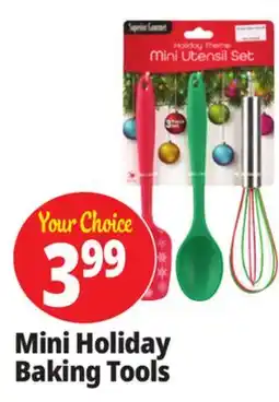 Ocean State Job Lot Mini Holiday Baking Tools offer